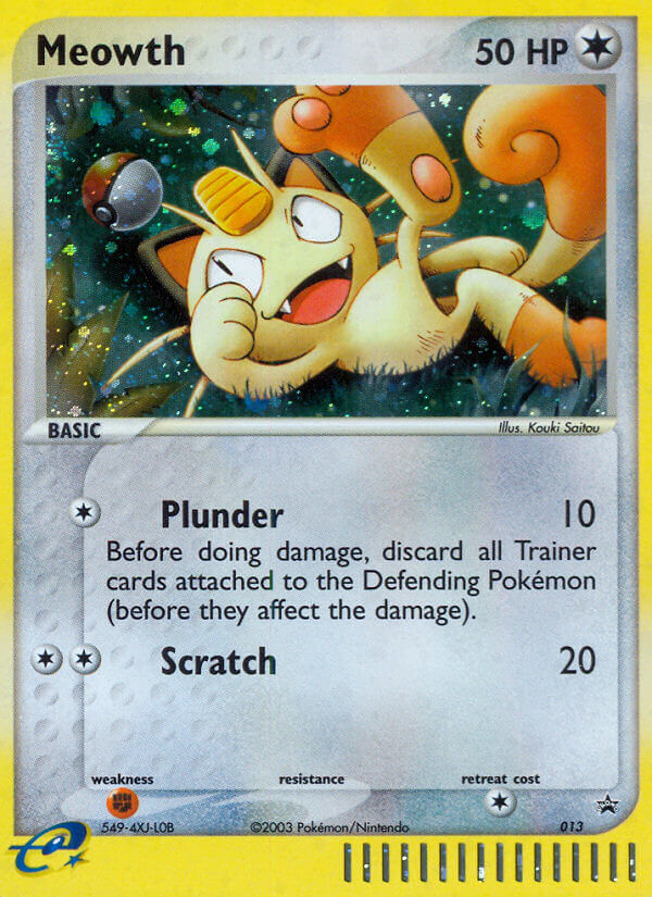 Nintendo Promos Holo Meowth #13